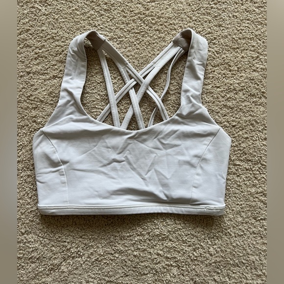 White Lululemon sports bra - Picture 1 of 3